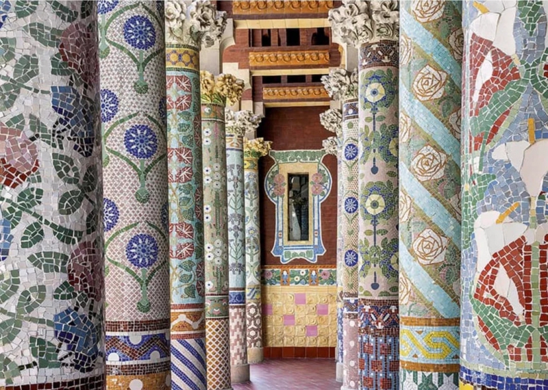 تالارموسیقی کاتالان در بارسلون اسپانیا Palau de la Música Catalana 